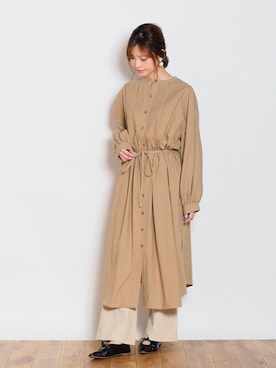 「Crisp（クリスプ）のアイテム（ワンピース）」を使った、Crispさん（レディース・158cm）の夏コーディネート