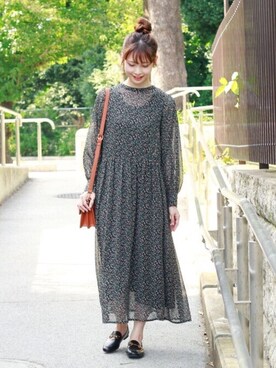 「Crisp（クリスプ）のアイテム（ショルダーバッグ）」を使った、Crispさん（レディース・161cm）の夏コーディネート