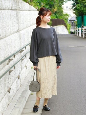 Crispさん（レディース・161cm）の秋コーディネート