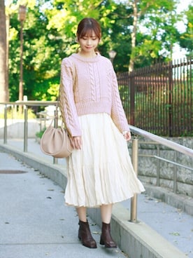 Crispさん（レディース・161cm）の秋コーディネート