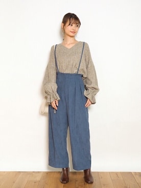 「Crisp（クリスプ）のアイテム（ショルダーバッグ）」を使った、Crispさん（レディース・161cm）の秋コーディネート