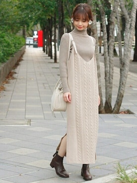 「Crisp」｜Crispさん（レディース・161cm）の秋コーディネート