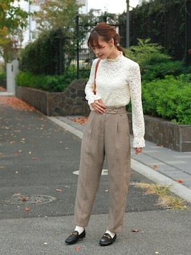 Crispさん（レディース・161cm）の冬コーディネート