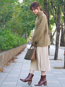 「Crisp」｜Crispさん（レディース・161cm）の冬コーディネート