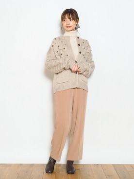 Crispさん（レディース・161cm）の冬コーディネート