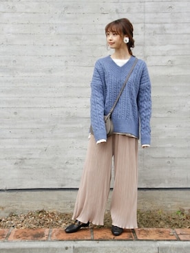 「Crisp」｜Crispさん（レディース・161cm）の冬コーディネート