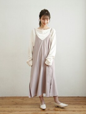 「クリスプ」｜「アイテム（その他シューズ）」を使った、Crispさん（レディース・154cm）の冬コーディネート