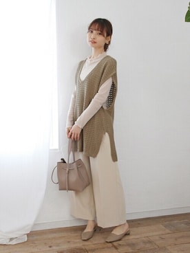 Crispさん(レディース・161cm)の春コーディネート