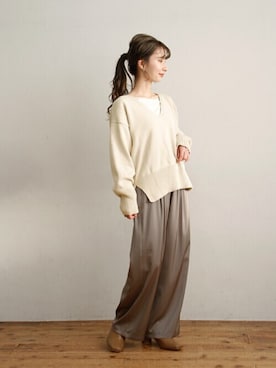 Crispさん（レディース・154cm）の春コーディネート