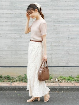 「Crisp」｜Crispさん（レディース・161cm）の春コーディネート