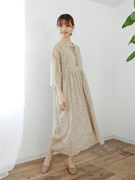 「Crisp yours（クリスプユアーズ）のアイテム」を使った、Crispさん（レディース・161cm）の春コーディネート