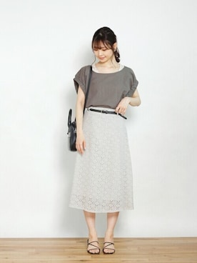 Crispさん（レディース・161cm）の夏コーディネート