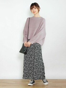 「Crisp yours（クリスプユアーズ）のアイテム」を使った、Crispさん（レディース・161cm）の秋コーディネート