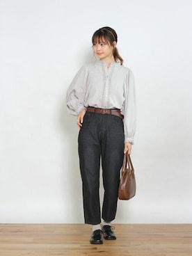 「Crisp」｜Crispさん（レディース・161cm）の秋コーディネート