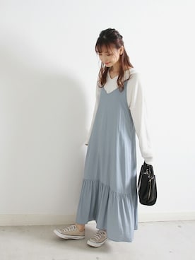 「ワッフル」｜Crispさん（レディース・161cm）の秋コーディネート