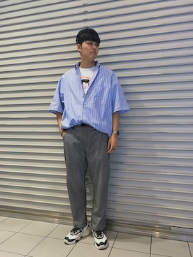 トヨノシンさん（メンズ・178cm）の夏コーディネート