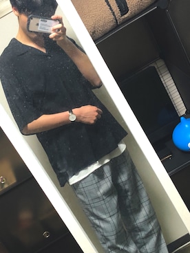 REIさん（メンズ・185cm）の春コーディネート