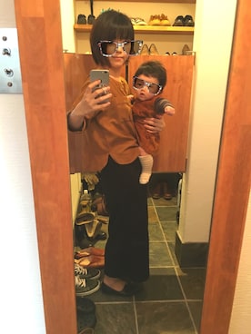 ちろこさん（レディース・156cm）の秋コーディネート