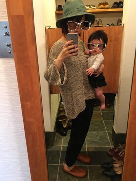 ちろこさん（レディース・156cm）の秋コーディネート