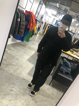 「WARP（ワープ）のアイテム（帽子）」を使った、れいさん（メンズ・170cm）の秋コーディネート