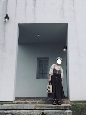 「ナチュラルスタイル」｜「アイテム（オールインワン・サロペット）」を使った、いるかさん（レディース・152cm）の春コーディネート