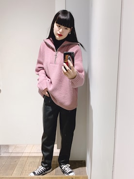 AKANE（jeanasis）さん（レディース・165cm）の冬コーディネート