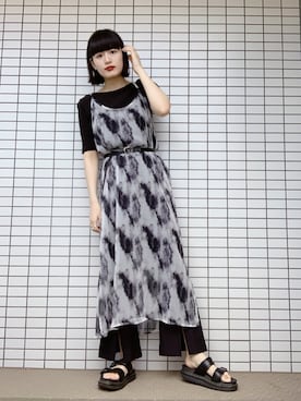「タイダイ」｜「アイテム（その他）」を使った、AKANE（jeanasis）さん（レディース・165cm）の春コーディネート