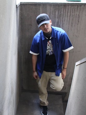 「ワークパンツ」｜Mt'（ミット）さん（メンズ・178cm）の夏コーディネート