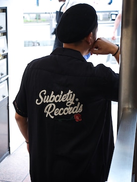 「Subciety（サブサエティ）のアイテム（ハンチング/ベレー帽）」を使った、Mt'（ミット）さん（メンズ・178cm）の夏コーディネート