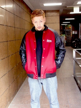「Subciety（サブサエティ）のアイテム（ジャケット/アウター）」を使った、Mt'（ミット）さん（メンズ・178cm）の秋コーディネート