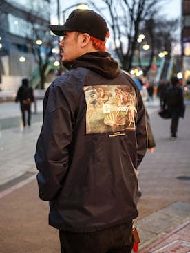 「Subciety（サブサエティ）のアイテム（ジャケット/アウター）」を使った、Mt'（ミット）さん（メンズ・178cm）の冬コーディネート