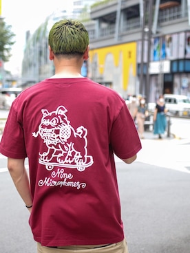 「バックプリント」｜Mt'（ミット）さん（メンズ・178cm）の夏コーディネート