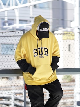 「アイテム（パーカー）」を使った、Mt'（ミット）さん（メンズ・178cm・30代）の冬コーディネート