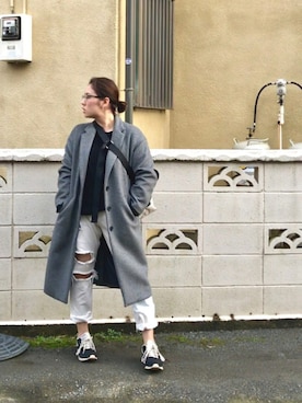 sry  × im△さん（レディース・157cm）の冬コーディネート