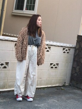 「used mix」｜「アイテム（PC・スマホグッズ/家電）」を使った、sry  × im△さん（レディース・157cm）の春コーディネート