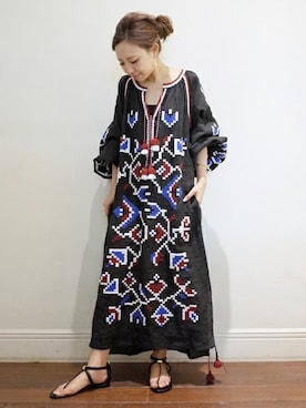 「VICINI（ヴィッチーニ）のアイテム」を使った、MIYOさん（レディース・158cm）の春コーディネート