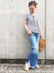 Ursul（ﾕｱｿﾙ）の「URSUL カーフホソバングル◇（バングル/リストバンド