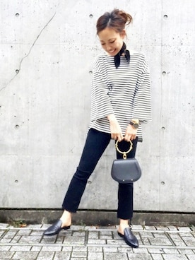 「SARTORE（サルトル）のアイテム」を使った、MIYOさん（レディース・158cm）の夏コーディネート