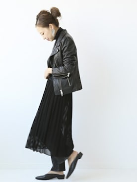 「6397（シックススリーナインセブン）のアイテム」を使った、MIYOさん（レディース・158cm）の秋コーディネート