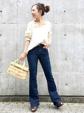 Deuxieme Classe(ドゥーズィエムクラス)の「CELERI FLARE DENIM ...
