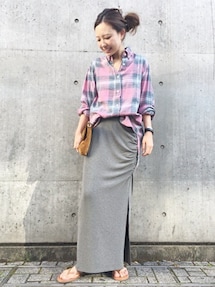 Deuxieme Classe YLEVE JERSEY GATHER スカート Jersey スカート（ロング・マキシ丈スカート）｜Deuxieme Classe