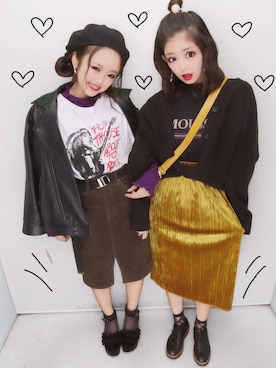 𝚢𝚞𝚞さん（レディース・156cm）の秋コーディネート