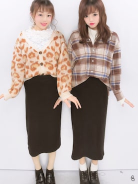 𝚢𝚞𝚞さん（レディース・156cm）の冬コーディネート