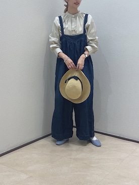 「PUAL CE CIN（ピュアルセシン）のアイテム（帽子）」を使った、miiiyuuukiꪔ̤̮【相互】さん（レディース・161cm）の春コーディネート