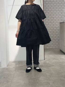 「カンフーシューズ」｜miiiyuuukiꪔ̤̮【相互】さん（レディース・161cm）の春コーディネート
