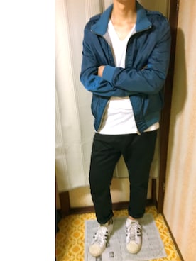 「RAGEBLUE（レイジブルー）のアイテム（その他アウター）」を使った、ろっくんさん（メンズ・174cm）の冬コーディネート