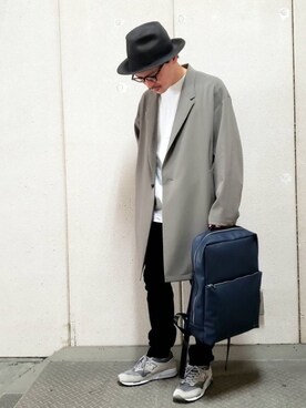 スーツジャケットを使った 黒スキニー のメンズ人気ファッションコーディネート Wear