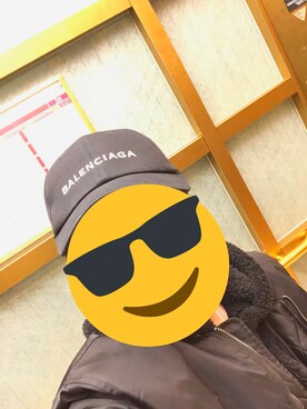 「BALENCIAGA」｜「アイテム（MA-1）」を使った、まえじまさん（メンズ・165cm）の冬コーディネート