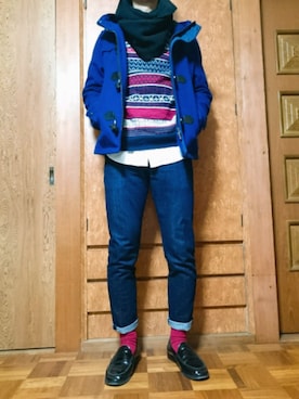 ざんさん（メンズ・172cm）の冬コーディネート