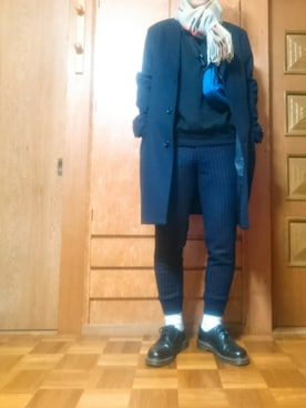 「Manhattan Portage」｜「アイテム（その他アウター）」を使った、ざんさん（メンズ・172cm）の冬コーディネート